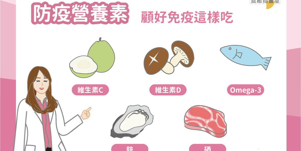 防疫營養素，顧好免疫這樣吃